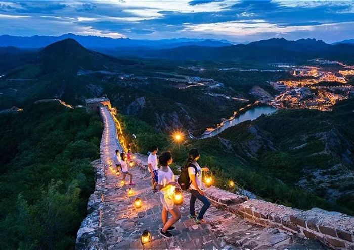司馬台長城迷人(rén)夜景 司馬台長城迷人(rén)夜景