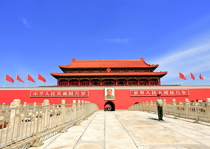 莊嚴的(de)天安門廣場 莊嚴的(de)天安門廣場