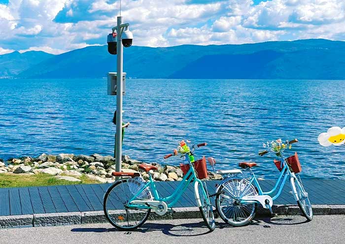 洱海騎自行車環湖遊玩 洱海騎自行車環湖遊玩