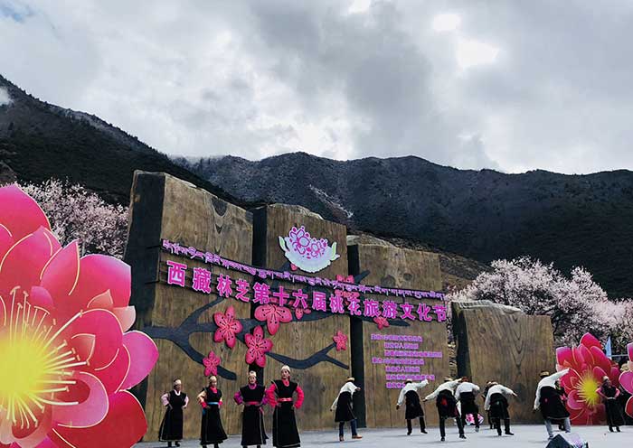 林芝桃花節開幕儀式