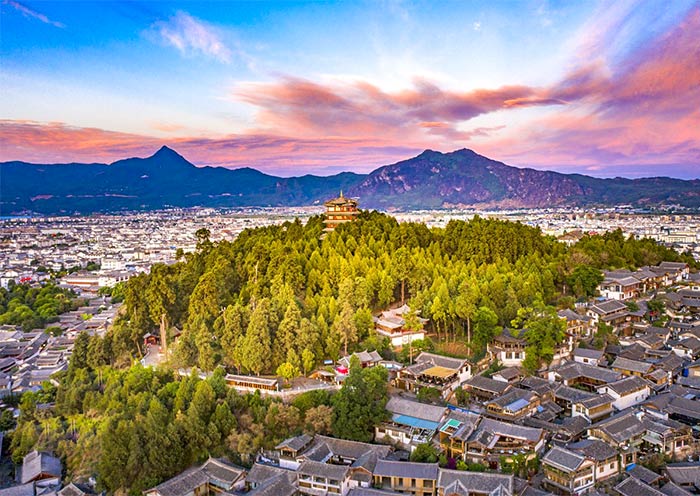 麗江古城全景 麗江古城全景