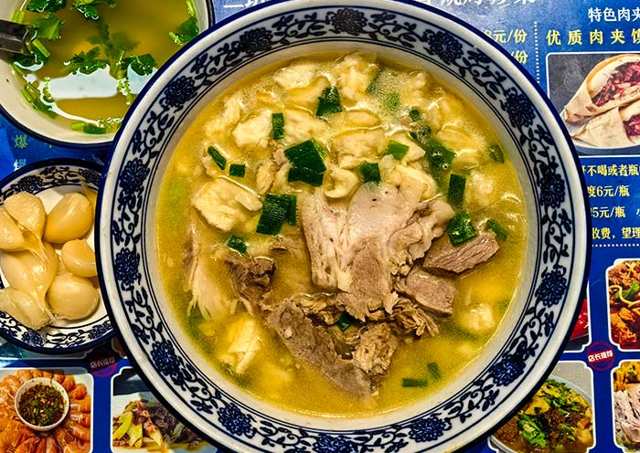 西安美食-羊肉泡馍 西安美食-羊肉泡馍