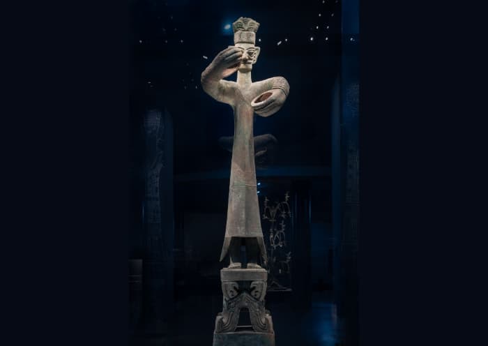 三星堆博物館-青銅大(dà)立人(rén) 三星堆博物館-青銅大(dà)立人(rén)