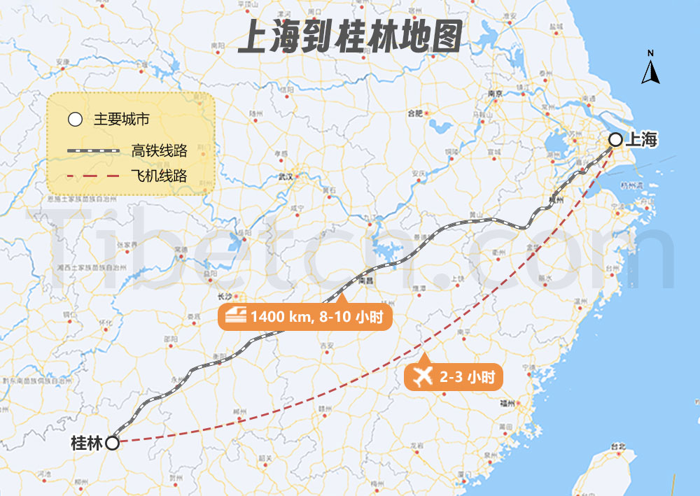 上(shàng)海到(dào)桂林地(dì / de)圖 上(shàng)海到(dào)桂林地(dì / de)圖