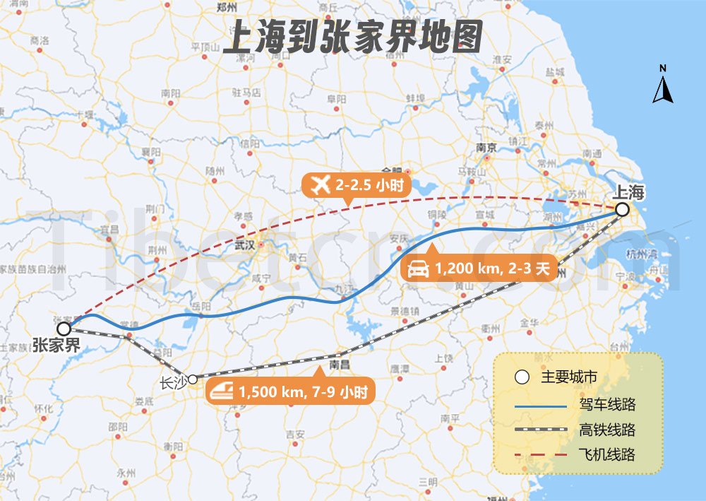 上(shàng)海到(dào)張家界地(dì / de)圖 上(shàng)海到(dào)張家界地(dì / de)圖