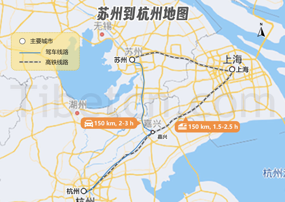 蘇州到(dào)杭州交通地(dì / de)圖 蘇州到(dào)杭州交通地(dì / de)圖