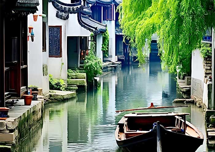 靜谧的(de)周莊水鄉 靜谧的(de)周莊水鄉