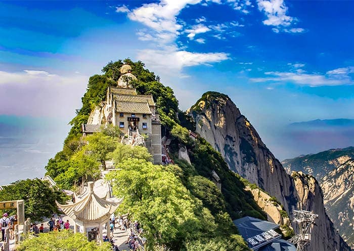 險峻壯觀的(de)華山 險峻壯觀的(de)華山